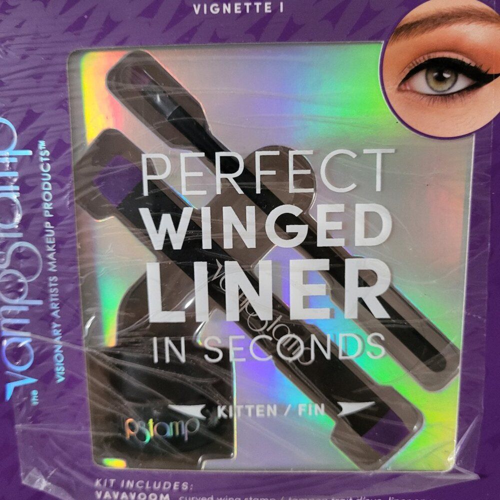Perfect winged liner in seconds! kitten